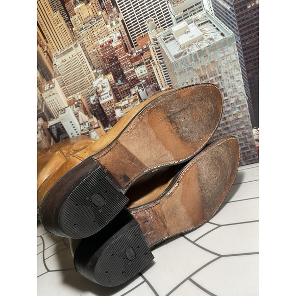 Justin Size Us Men's  13 D Brown Cowboy Boots # 2420 - Picture 7 of 14